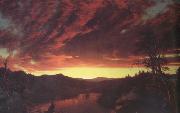Frederick Edwin Church Twilight in the Wilderness (nn03) USA oil painting artist